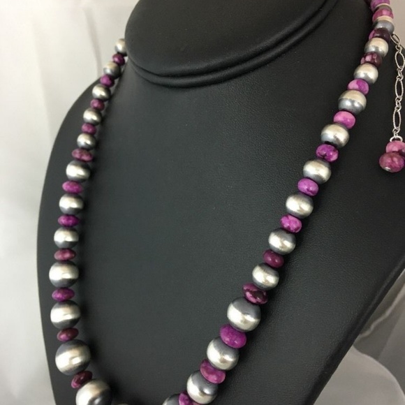 Masha Jewelry Graduated Sugilite Sterling Necklace Unisex 9 Poshmark